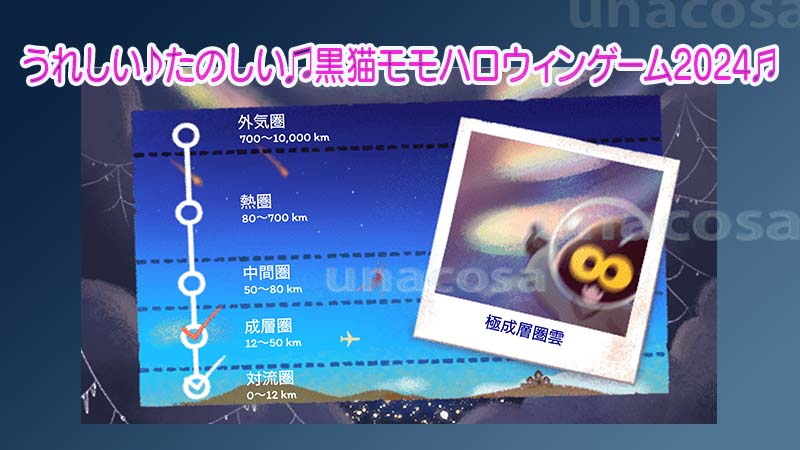 Googleハロウインゲーム黒猫モモある惑星の階層