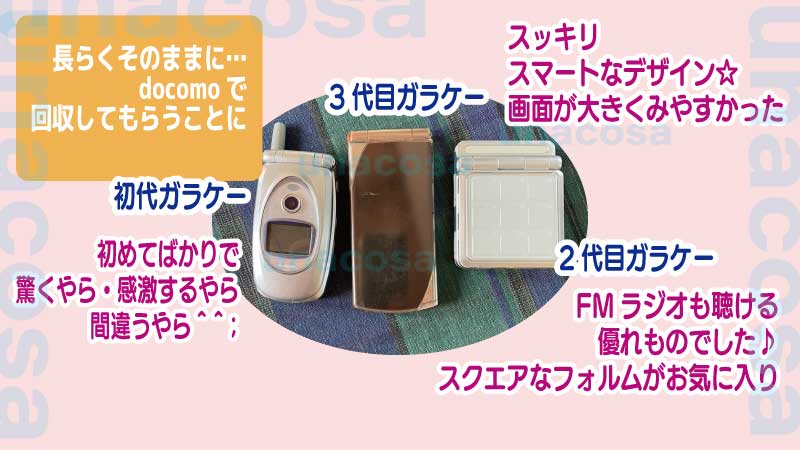 使わず長くそのままにしていたガラケー3つのことイメージ画像